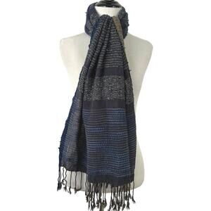 Cejon Made in India Boho Fairy Neck Head Scarf Shawl Blue Fairy Boho Hippie